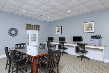 Hampshire Green Apartments - Business center with Wi-Fi, fax and copier services